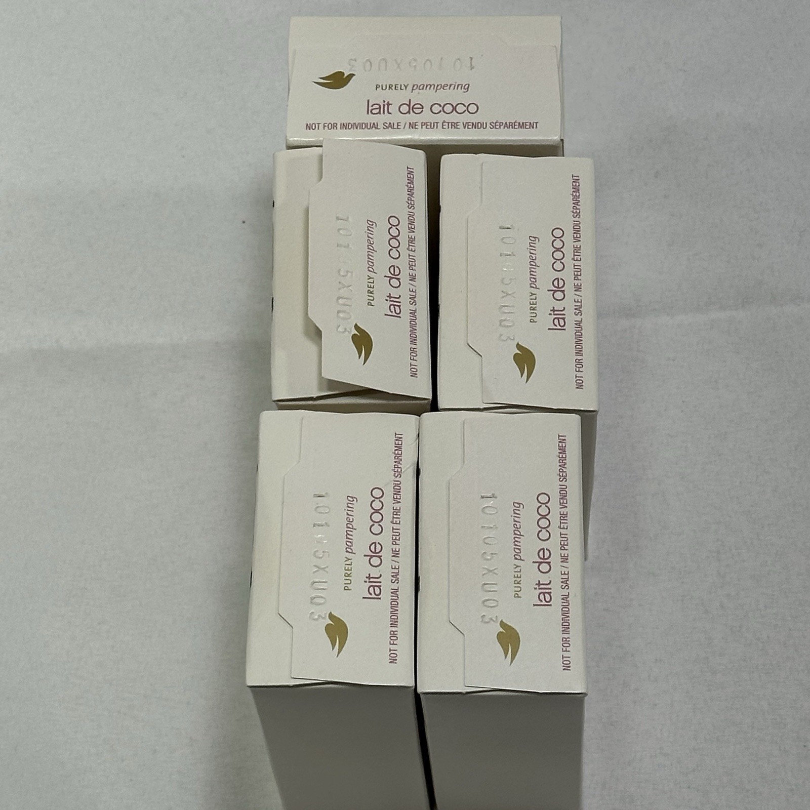 Lot 5 Dove Purely Pampering Coconut Milk Beauty Soap Bars Discontinued Rare NEW