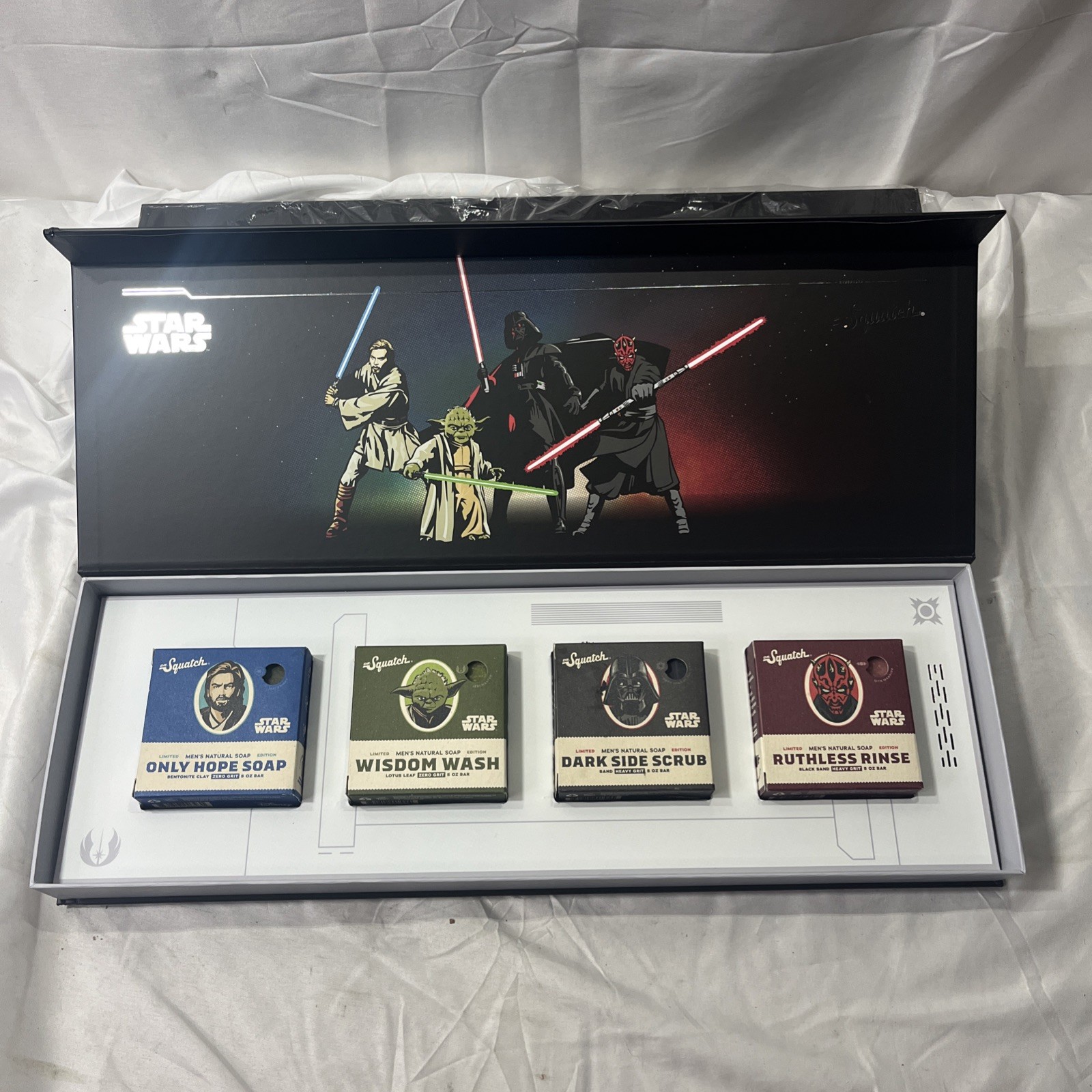 (2) Dr Squatch Star Wars Soap Set 4 Bars Collector’s Edition Limited Edition x2