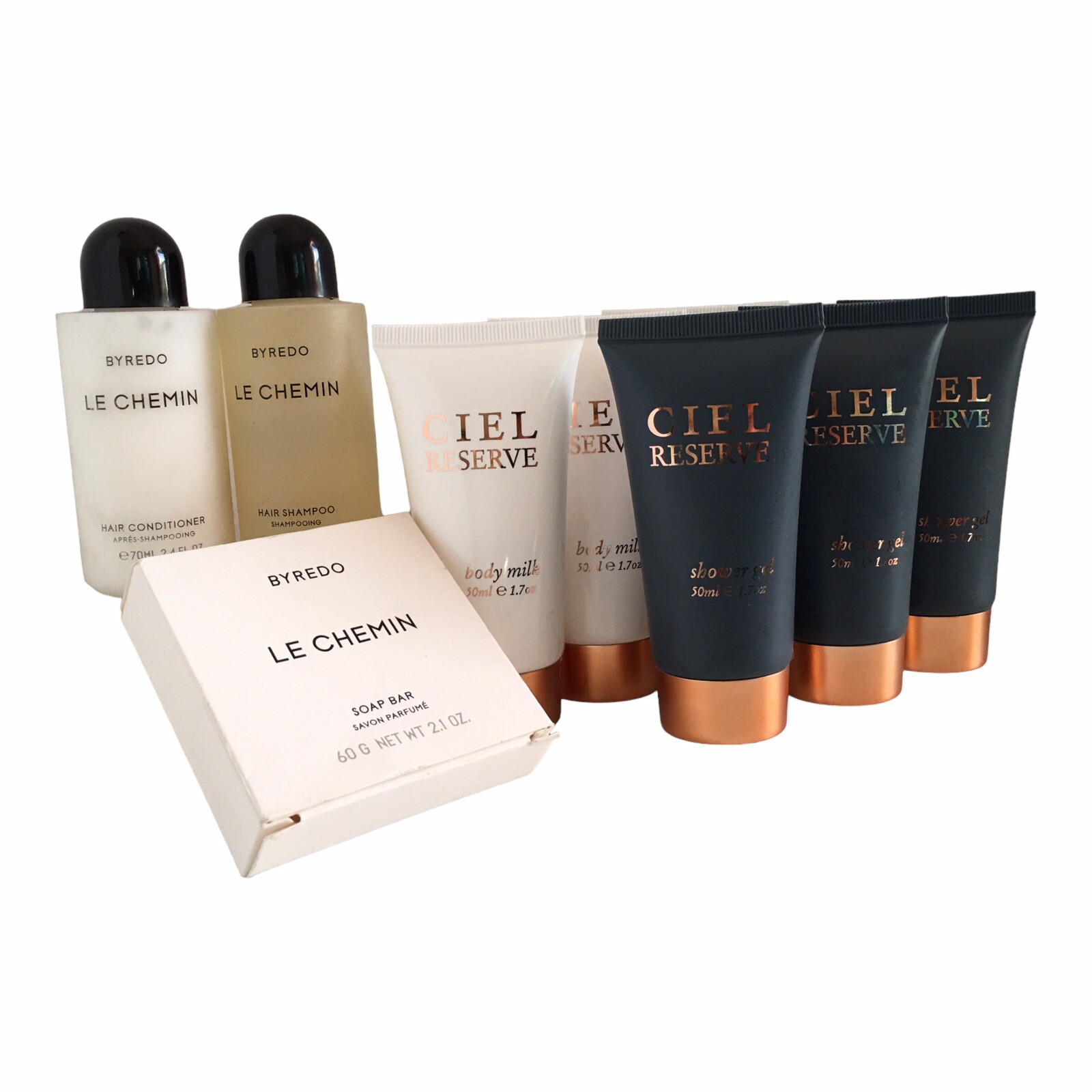 Set of 9 BYREDO Le Chemin & CIEL Luxury Collection Set from The Iconic SLS Hotel