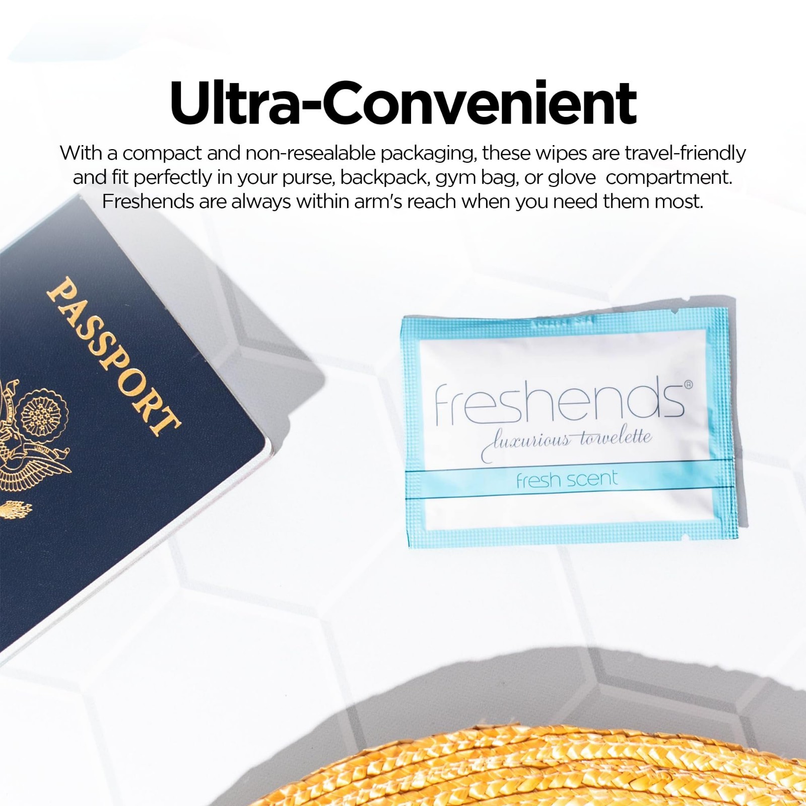 Flushable Individually Wrapped Wipes – 300 Bulk Pack, Luxurious Travel Towelette