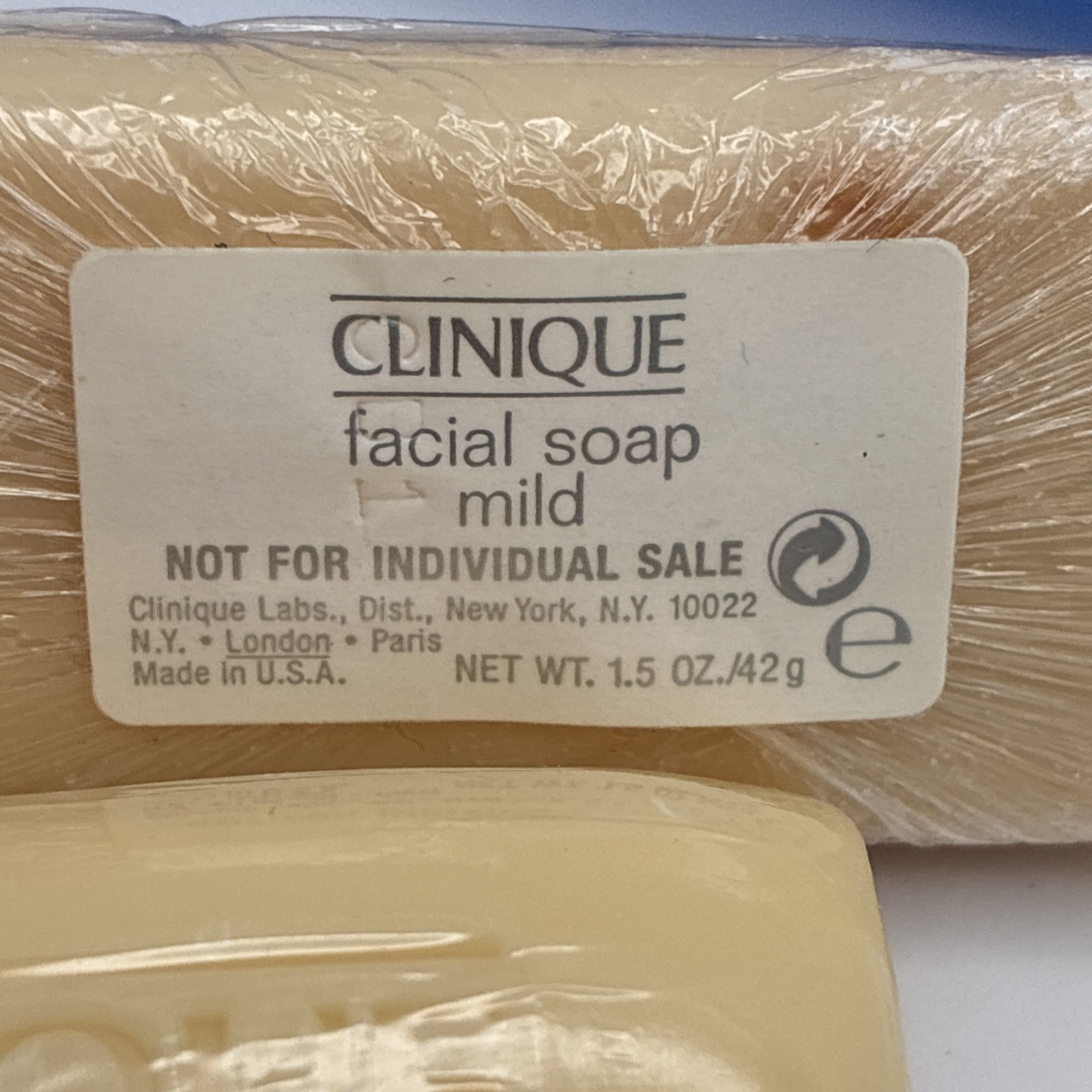 Clinique Little Facial Soaps Mild Bar 2x Soap 1.5 oz Travel Size NEW SEALED Case
