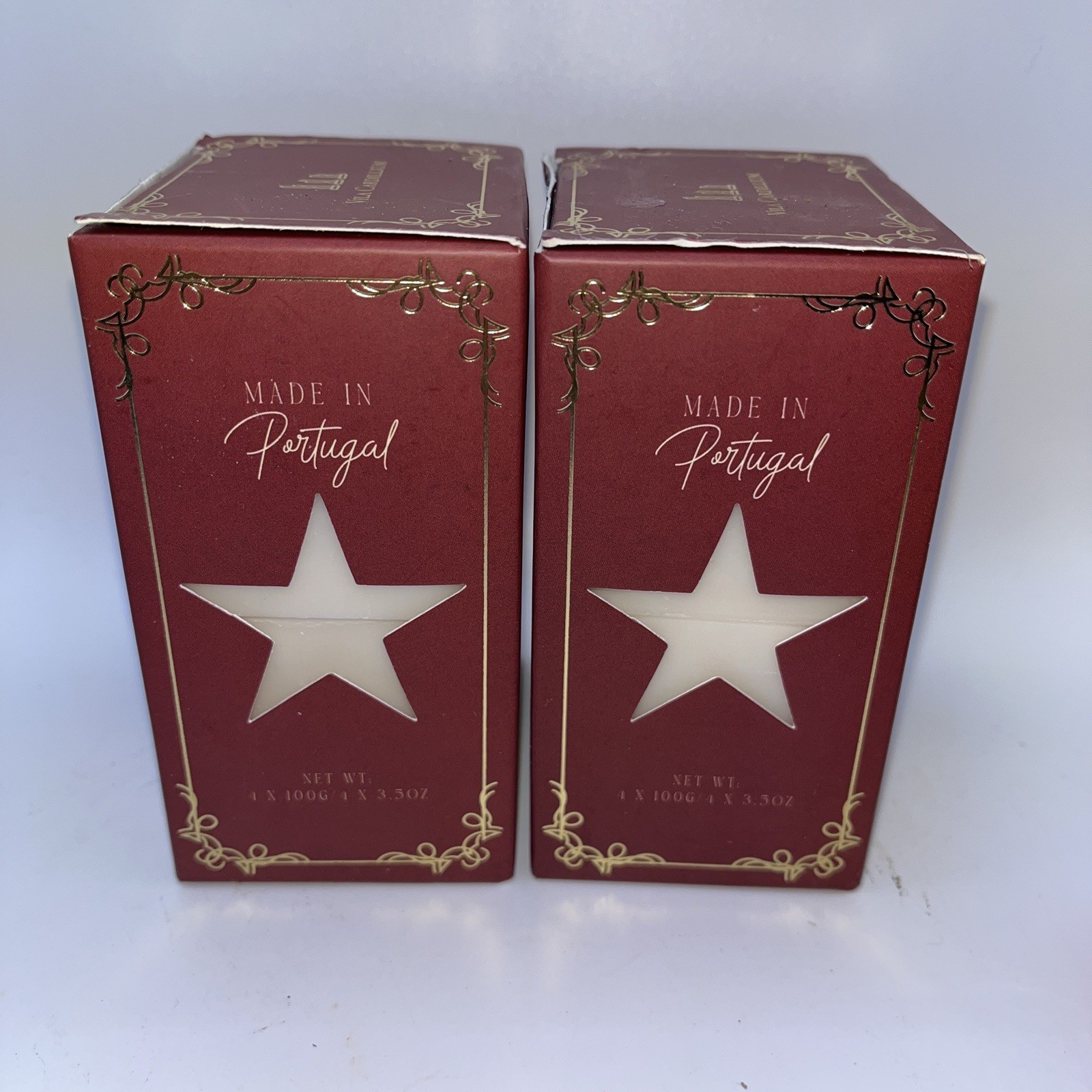 Vila Cardillium Festive Rose Soaps Scented Contains 8 – 3.5 oz Holiday Bars