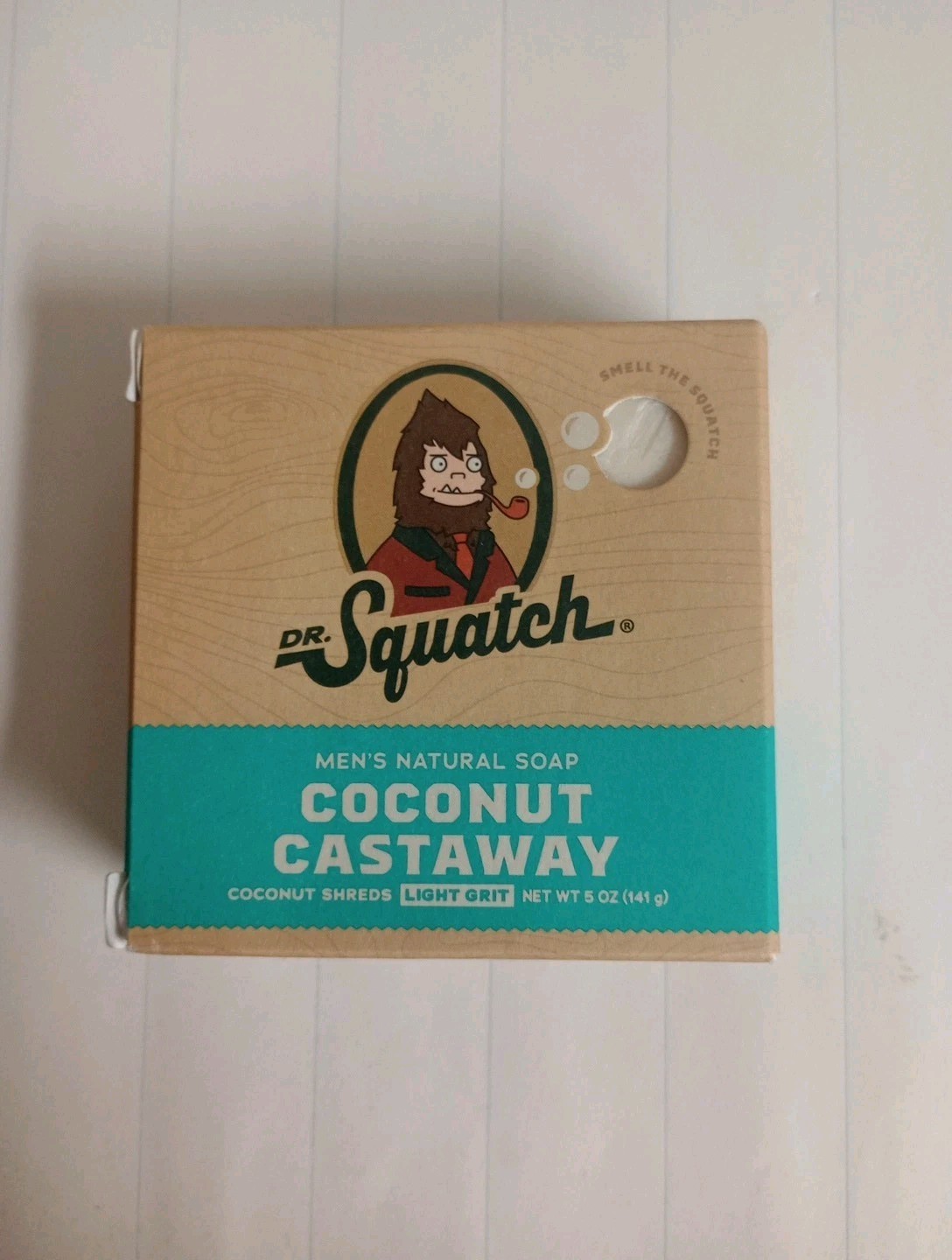 Dr. Squatch Men’s Natural Soap Coconut Castaway 5 Oz. Dermatologist Tested