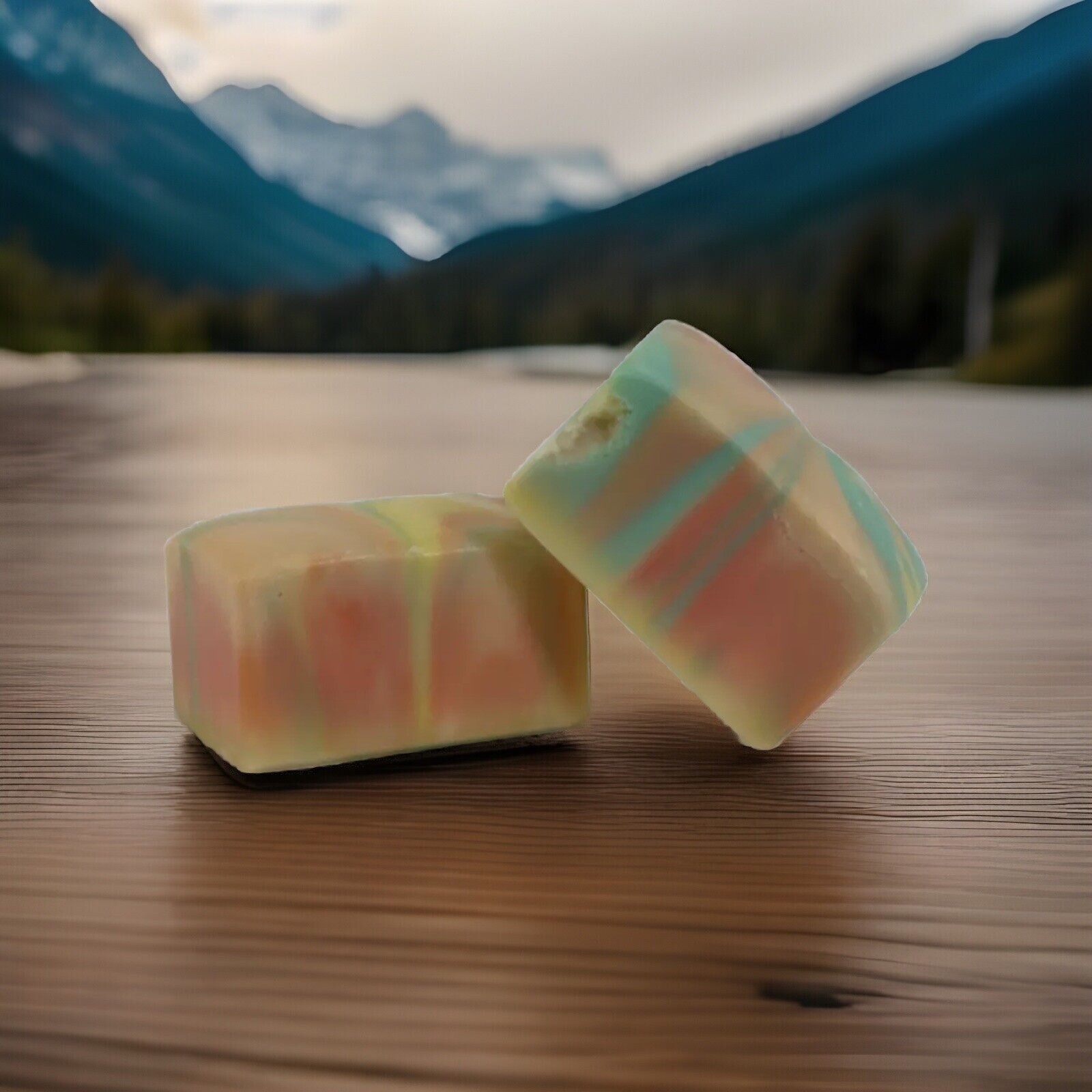 Quality Handmade Soap with Clover and Aloe Scent Leaves Skin Moisturized