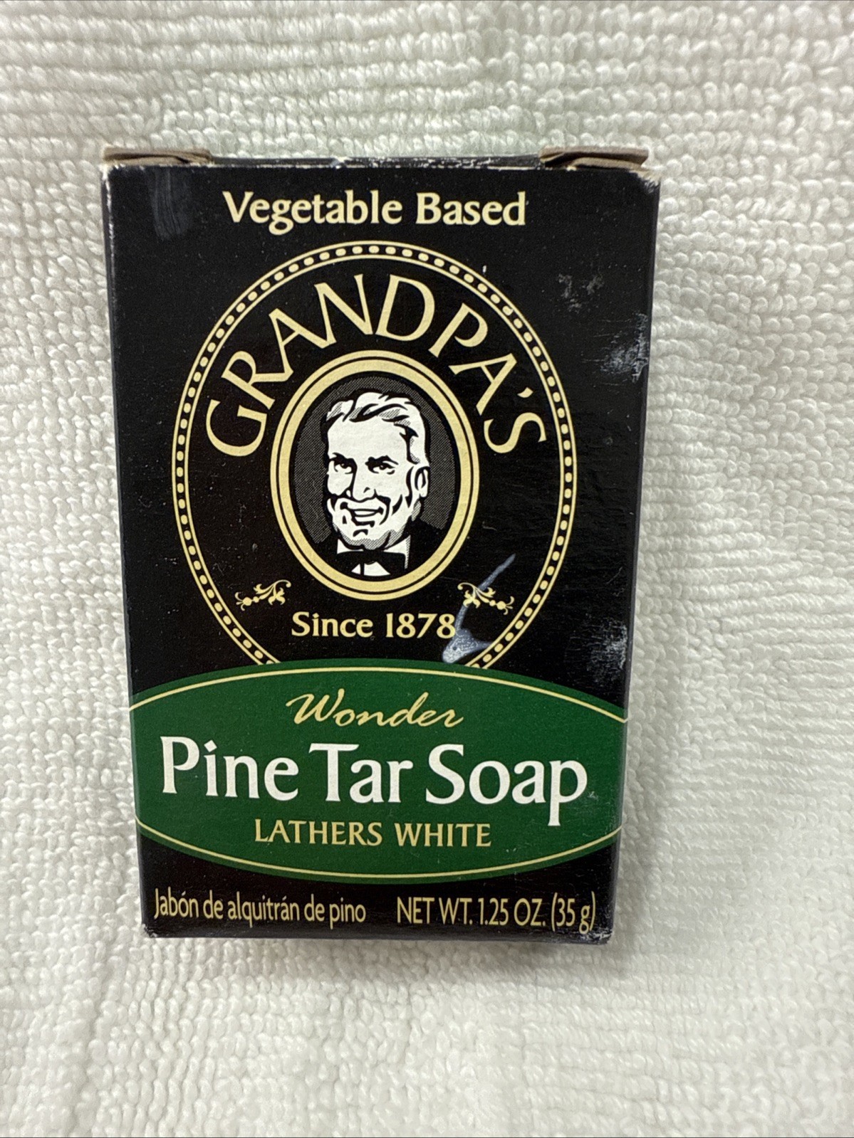 Grandpa’s Pine Tar Soap 1.25 oz Bar New Trial size