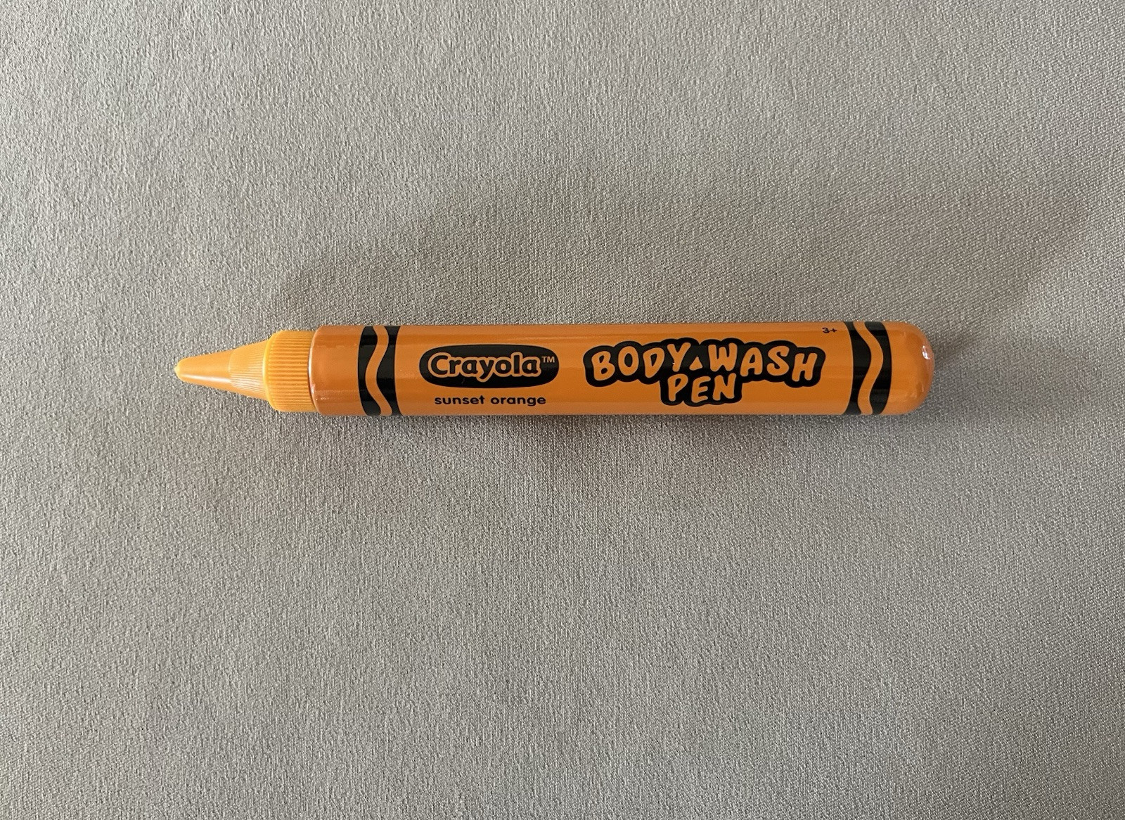 1.9 Oz. Crayola Bathtub Body Wash Pen In Sunset Orange, For Ages 3+, Brand New!