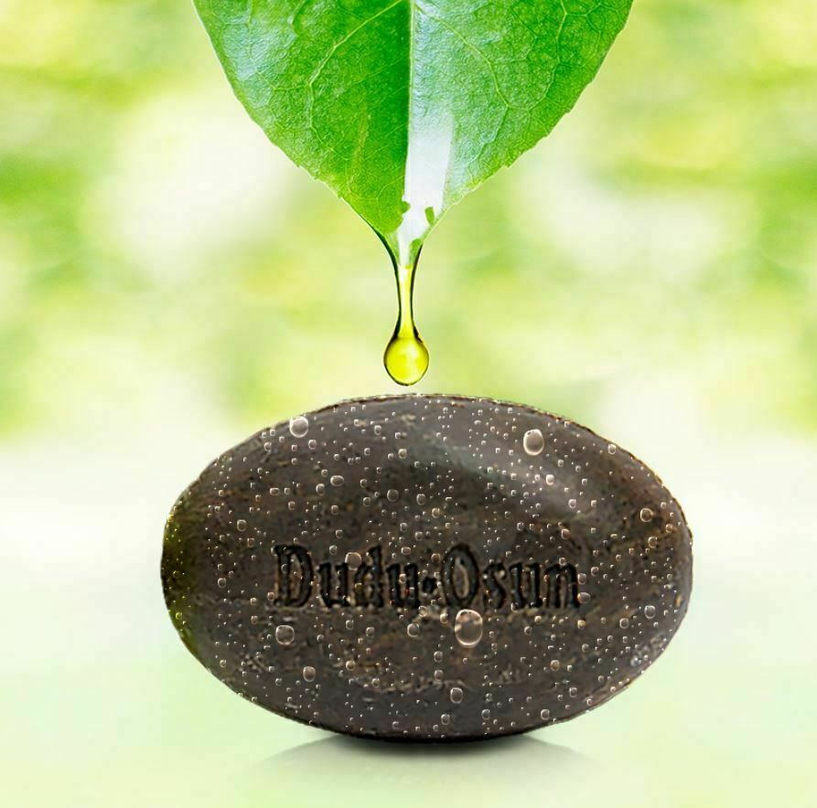 Dudu Osun African Black Soap Raw 1 Bar Body Face Wash