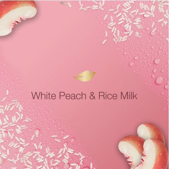 🆕 DOVE 3.75 Oz (106g) BAR •REBALANCING• 🍑 White Peach & Rice Milk Beauty Bars.