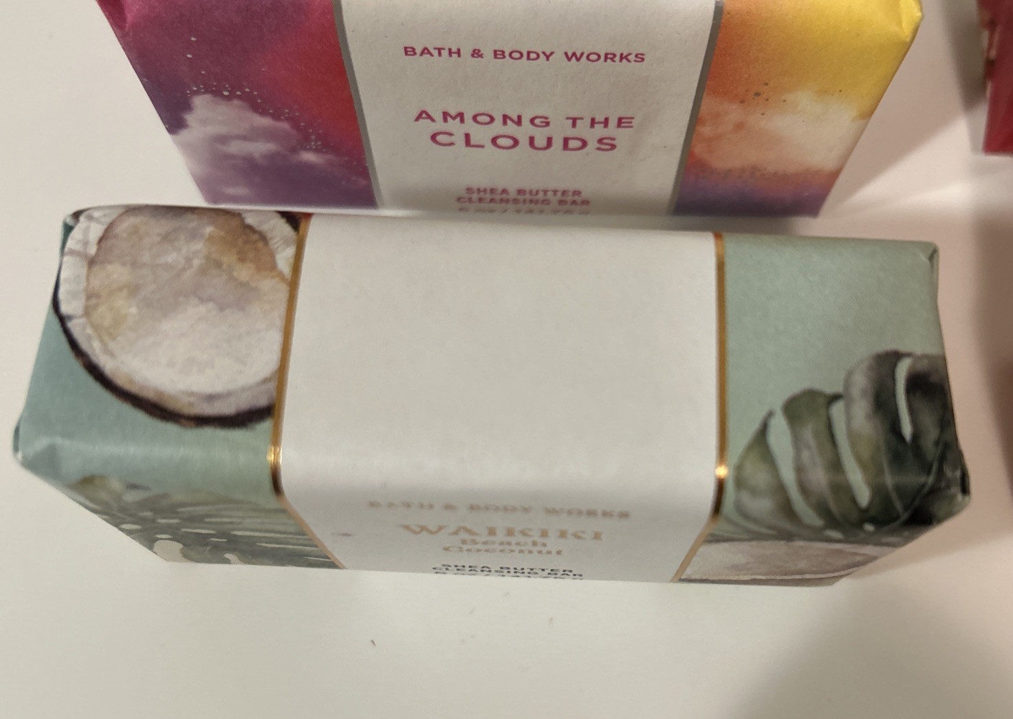 Bath and Body Works Lot Of 4 5 Oz Shea Butter Cleansing Bars 141.75g Each Sealed