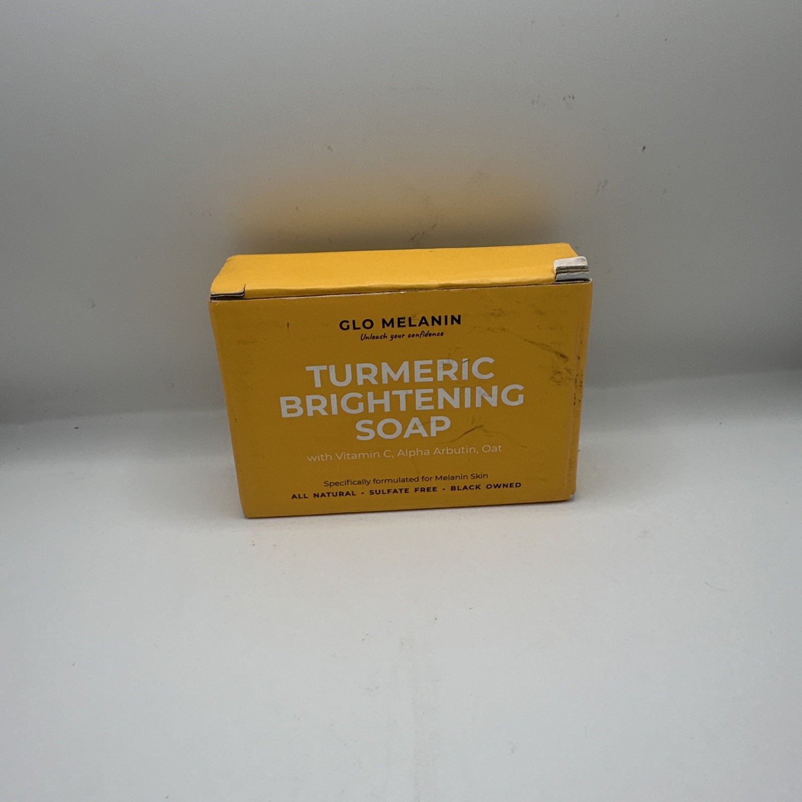 Glo Melanin Brightening Soap Turmeric Vitamin C Alpha Arbutin All Natural
