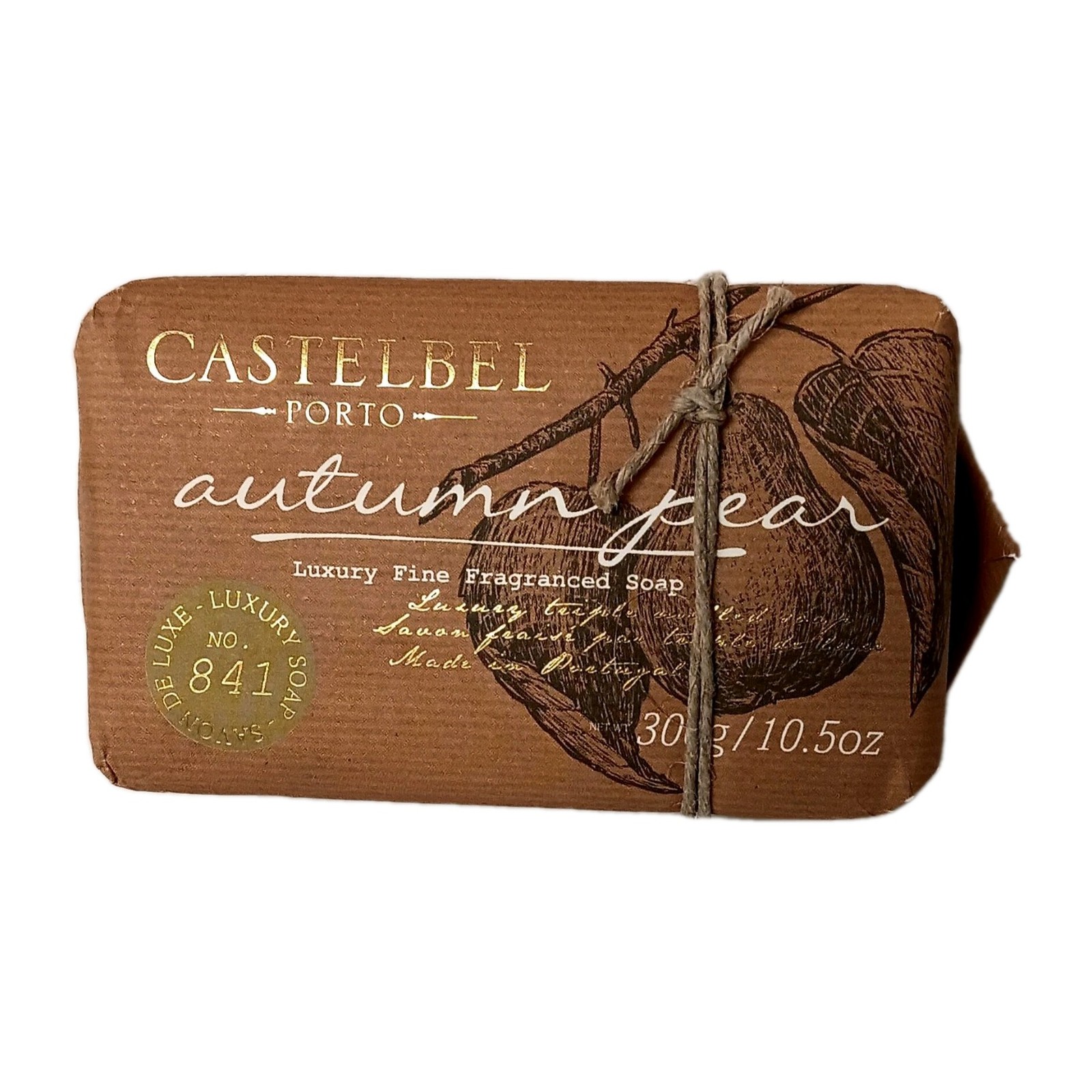Castelbel Autumn Pear Fragrance Luxury Soap Bar 10.5 OZ