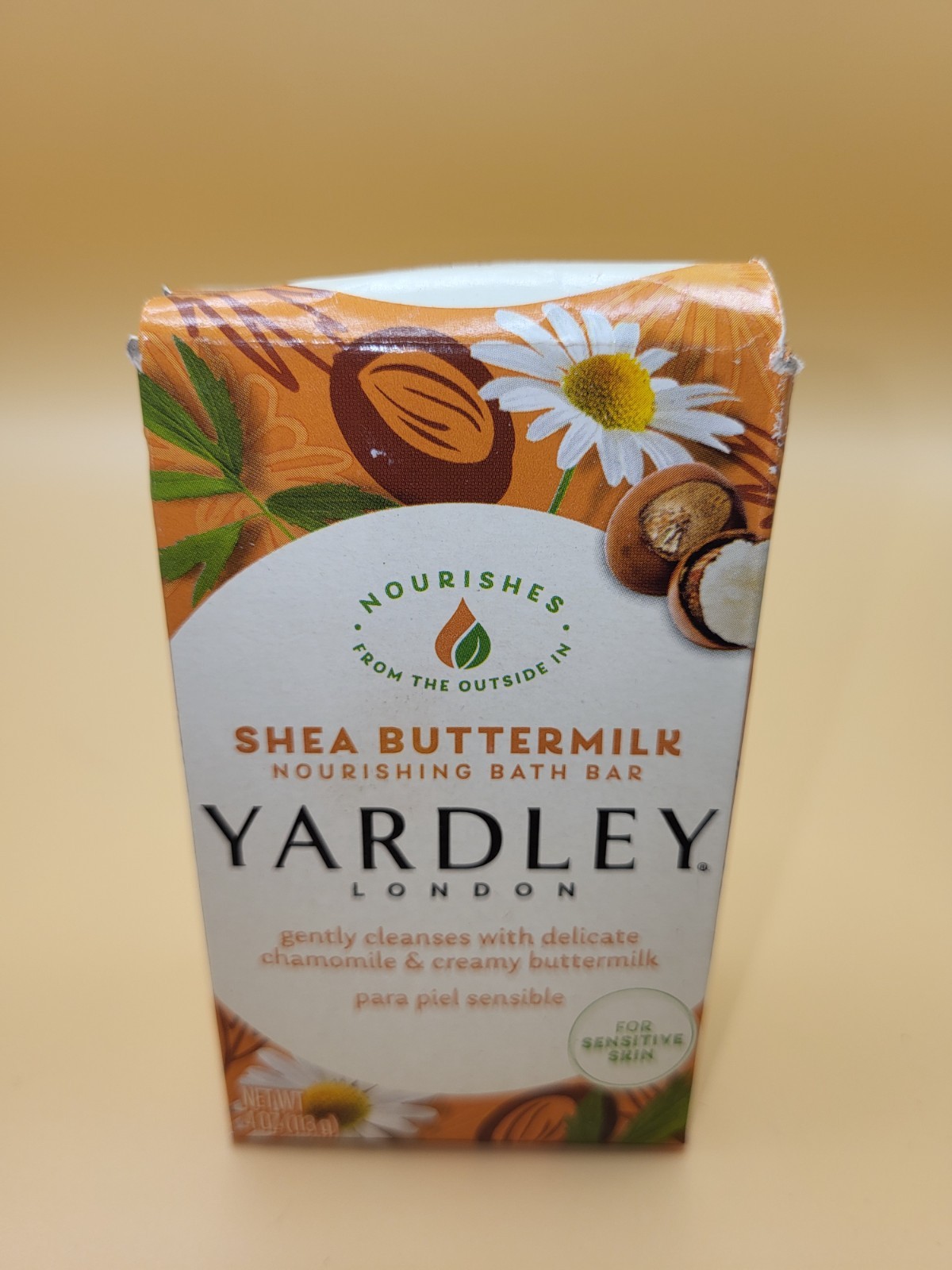 Yardley London Sensitive Skin Shea Buttermilk 4 Oz Bar Soap