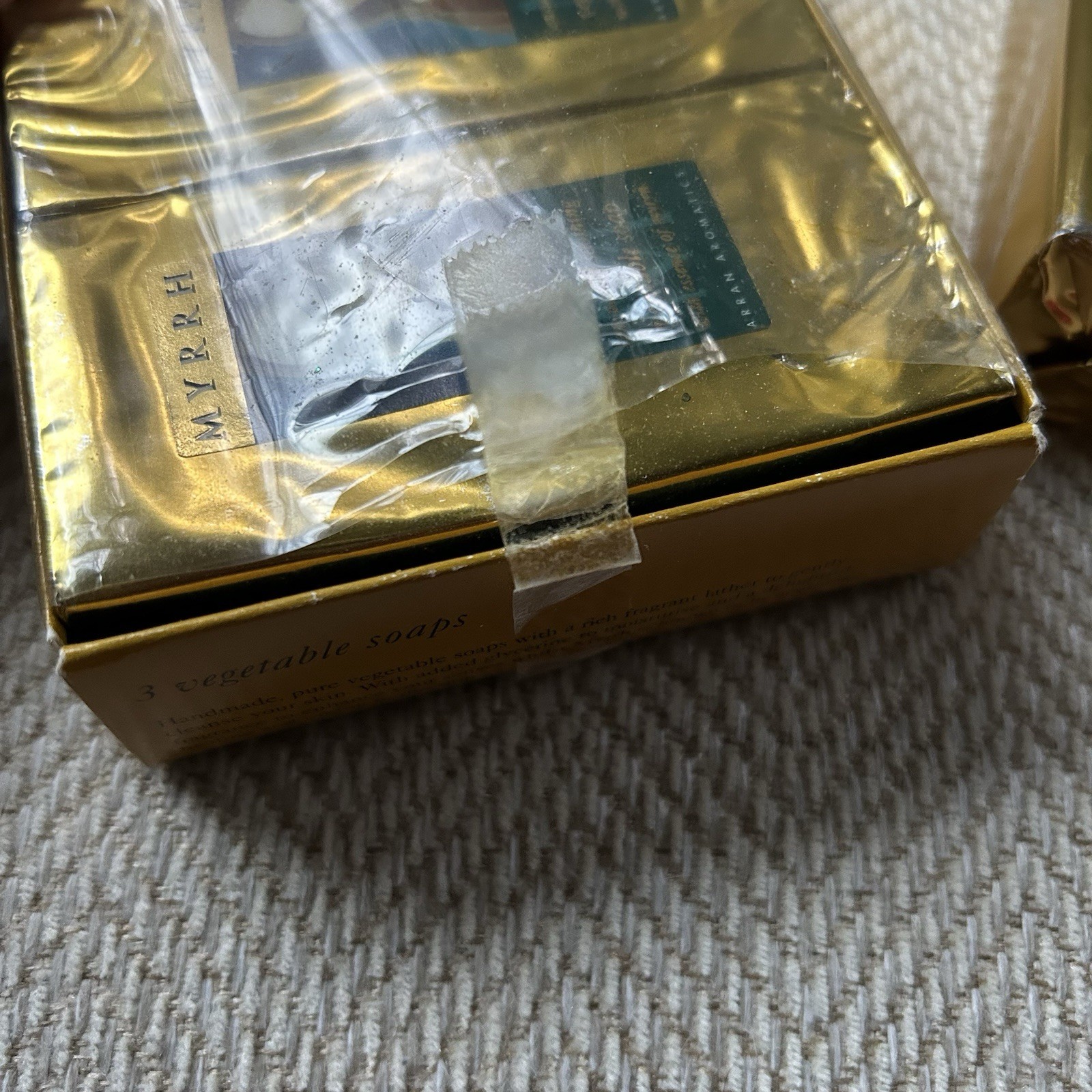 Arran Aromatics Apothecary Scotland Myrrh Soap Set Of 4 Soaps New Package Wear