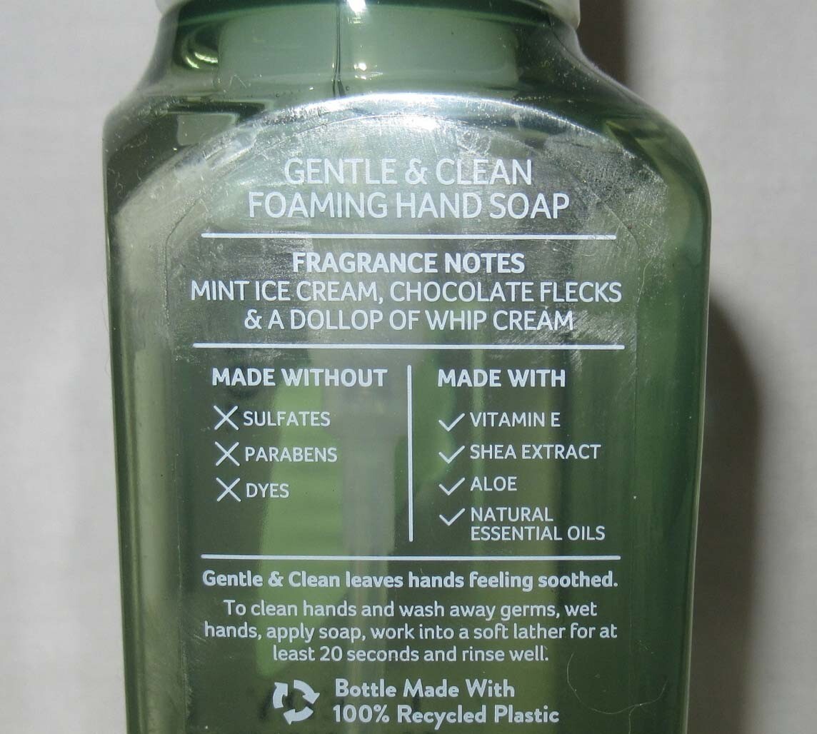 Bath & Body Works Gentle & Clean Foaming Hand Soap Set 2 MINT N’ CHIP ICE CREAM