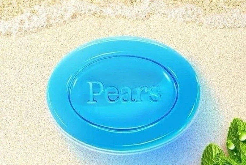 Pears Transparent Glycerin Bar Soap 3.53 Oz Pack of 2 (Blue Color)