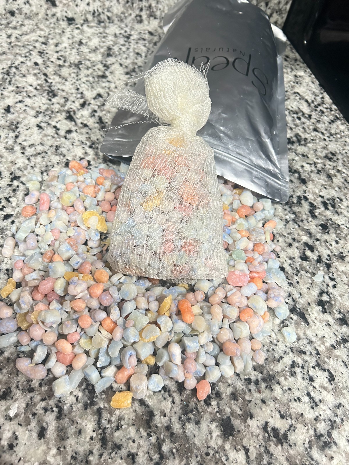 Bulk Soap Beads Floral Fruit Scent, Mesh Soap Bag DIY Making Bar Soap (3 Pounds)