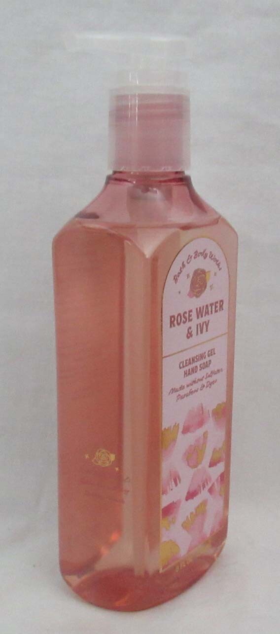 Bath & Body Works Cleansing Gel Hand Soap Lot Set of 2 ROSE WATER & IVY