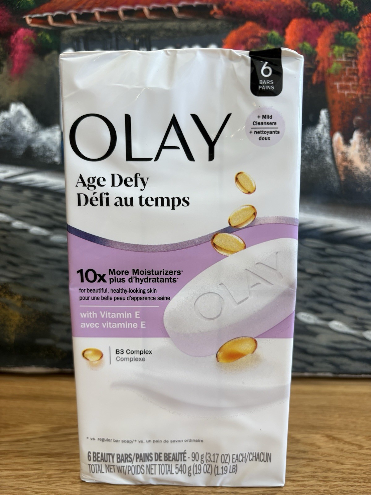 Olay Age Defy Beauty Bars 6 Bars Vitamin E B3 Complex Moisturizing Soap New