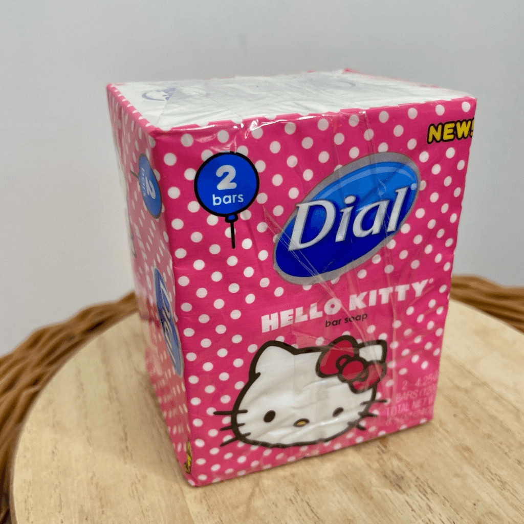 Rare Dial Sanrio Hello Kitty Bar Soap (2 Bars) New Sealed Collectable 2012 NWT