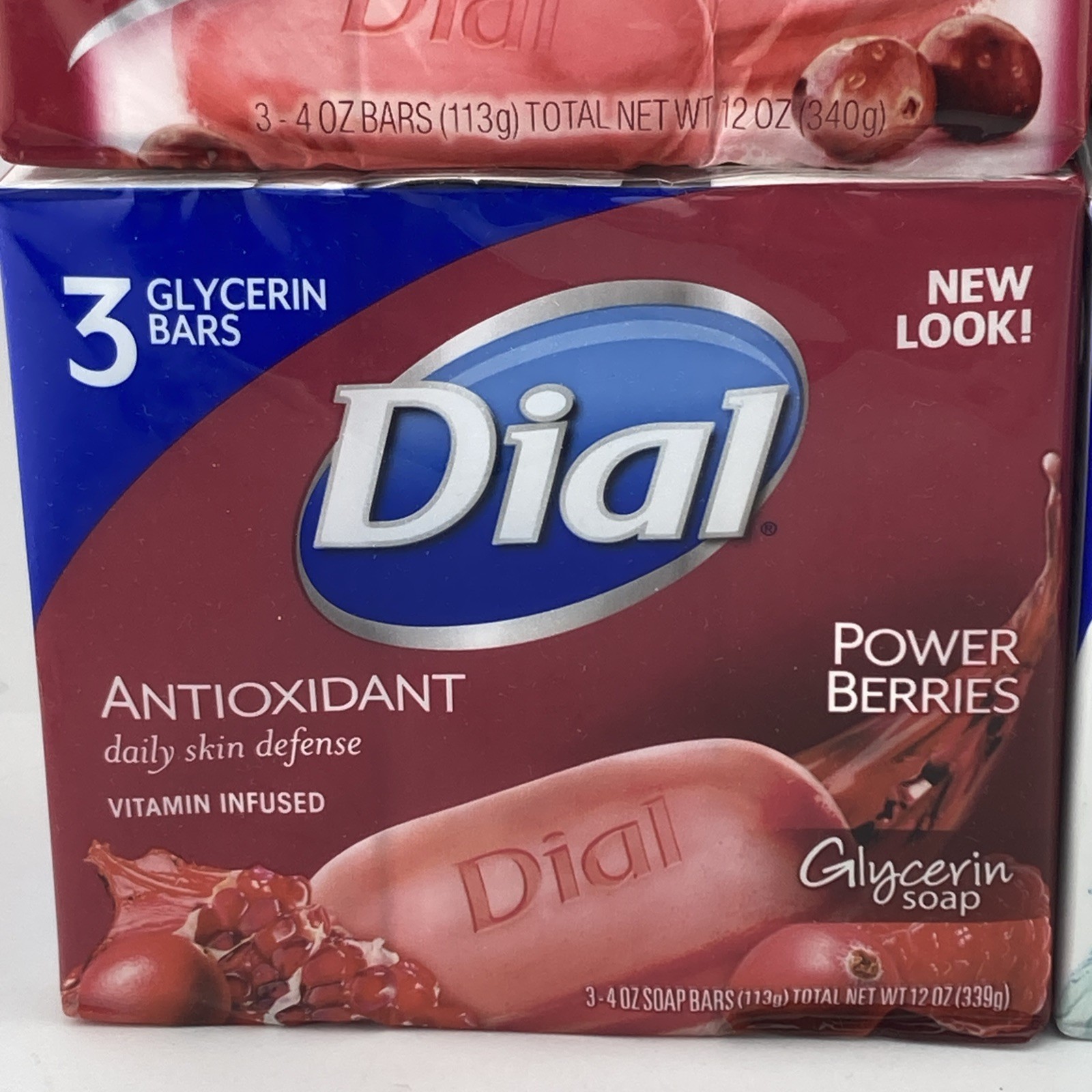 Dial Glycerin Bar Soap 3 Bars Cranberry 3 Bars White Tea 6 Bars Power Berries