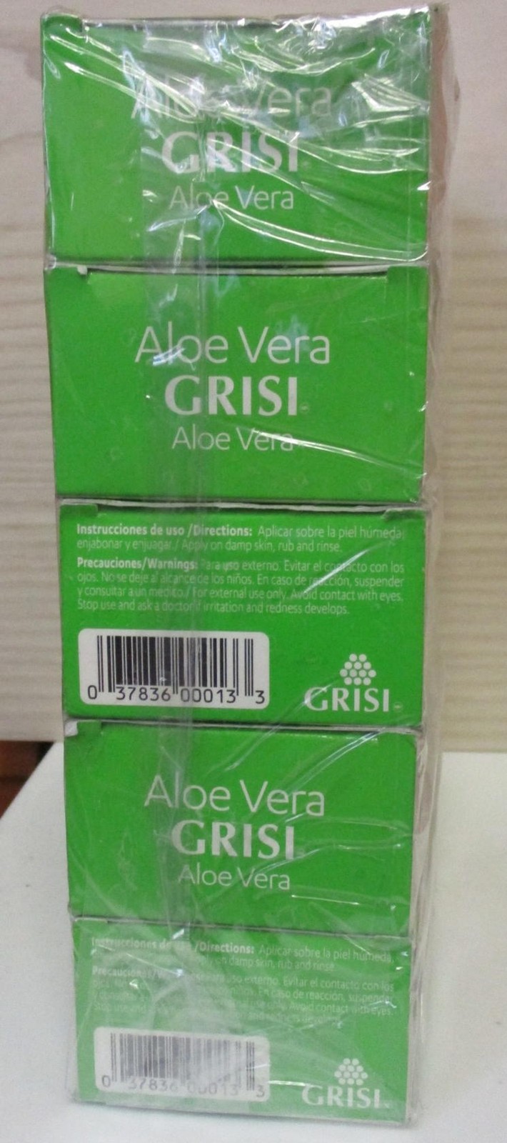 Grisi Aloe Vera Hydrating Soap Bar 3.5 Oz (Pack of 10)