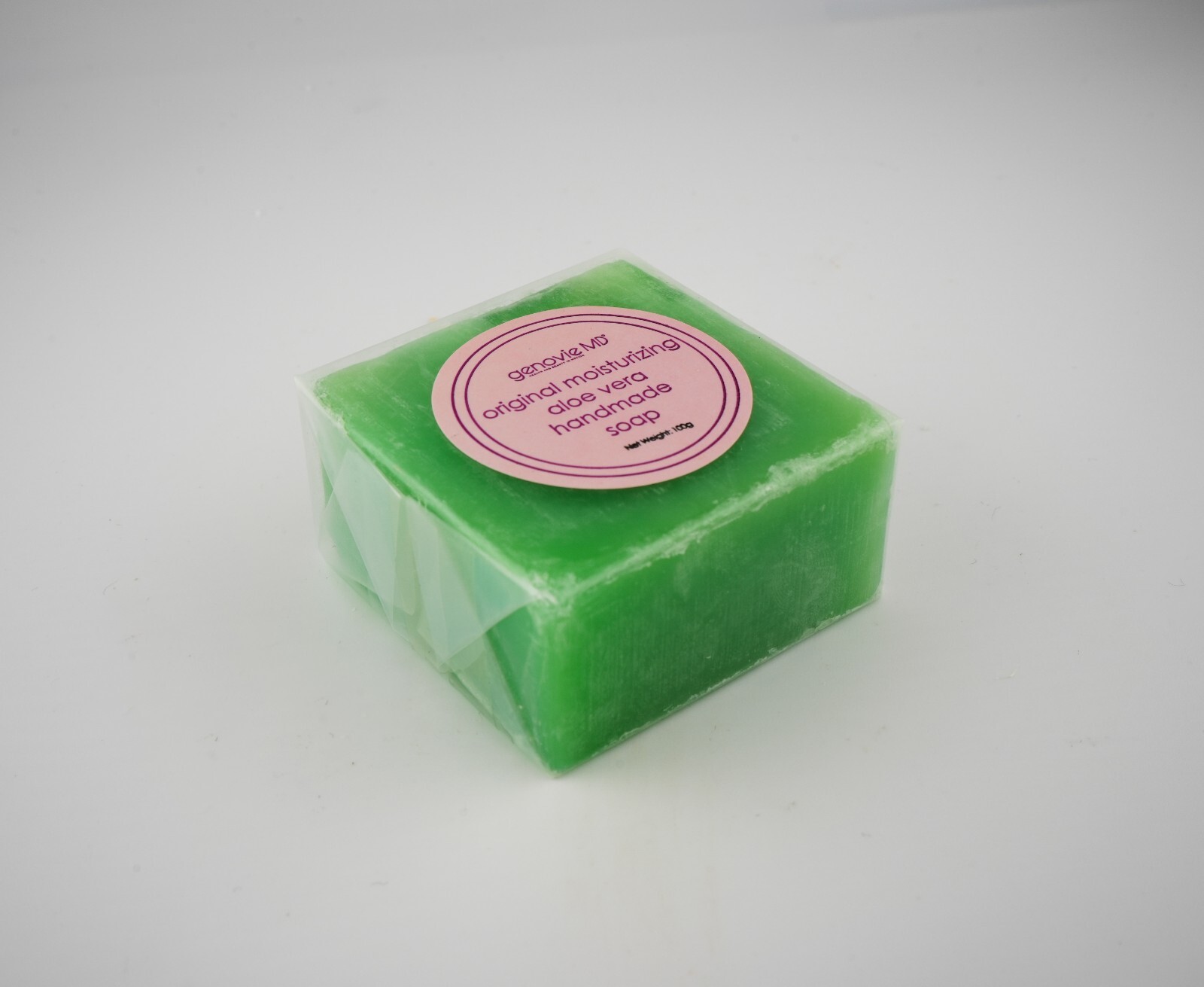 Moisturizing Aloe Vera Soap Bar 100g Handmade with Vitamins Sun-Damaged SkinCare
