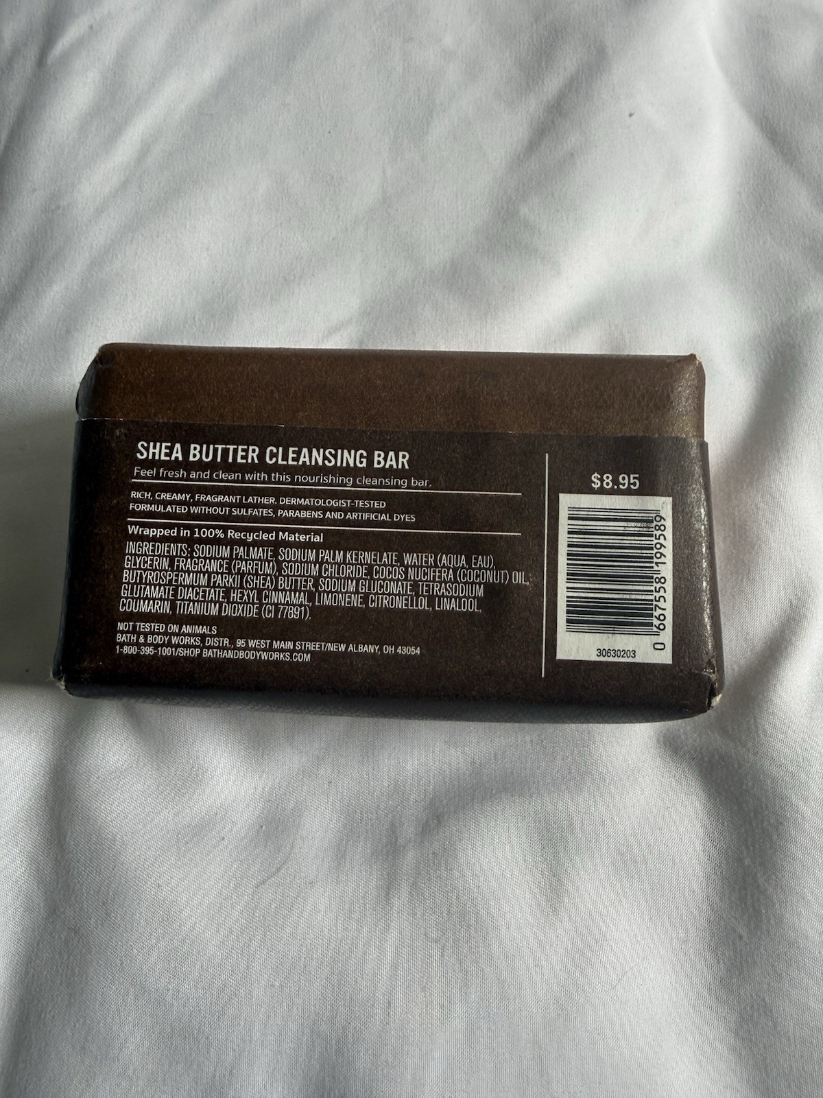 Bath & Body Works Men’s Mahogany Teakwood Shea Butter Soap Cleansing Bar