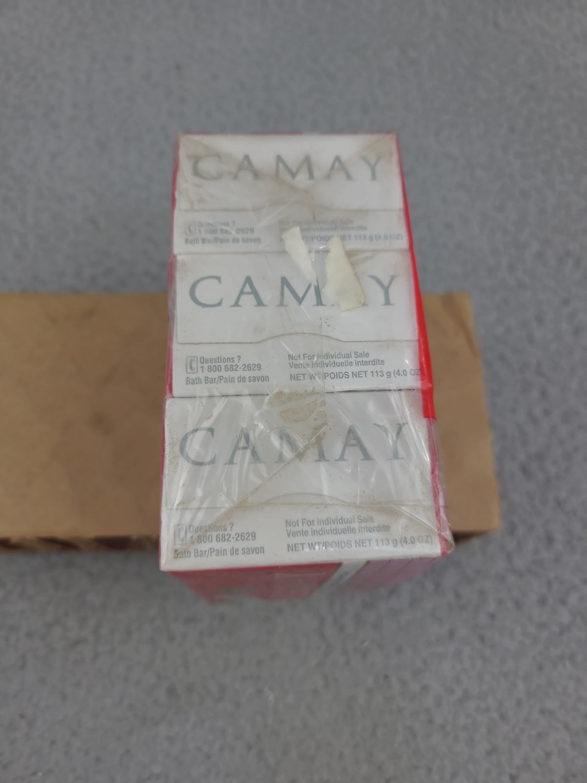 Camay Classic Pink Soap Soft Scented Moisture Beauty Bar 3-Pack Bath Bar 4.0 oz