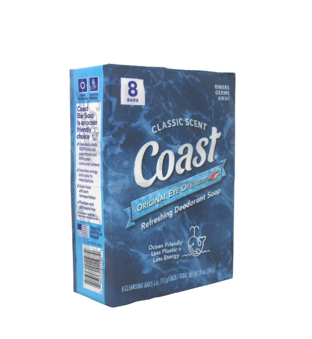 4 Pack Deodorant Bar Soap 32 Bars Classic Scent All Skin Types 3.2oz