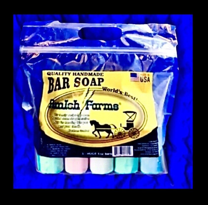 3 Pack (15 Bars) Amish Farm Worlds Best Quality Bar Soap each approx 3”x3”x1.25”