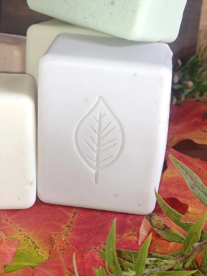 Handmade Soaps, Fall Inspired 4pack-1 of each -Beautiful stamped design
