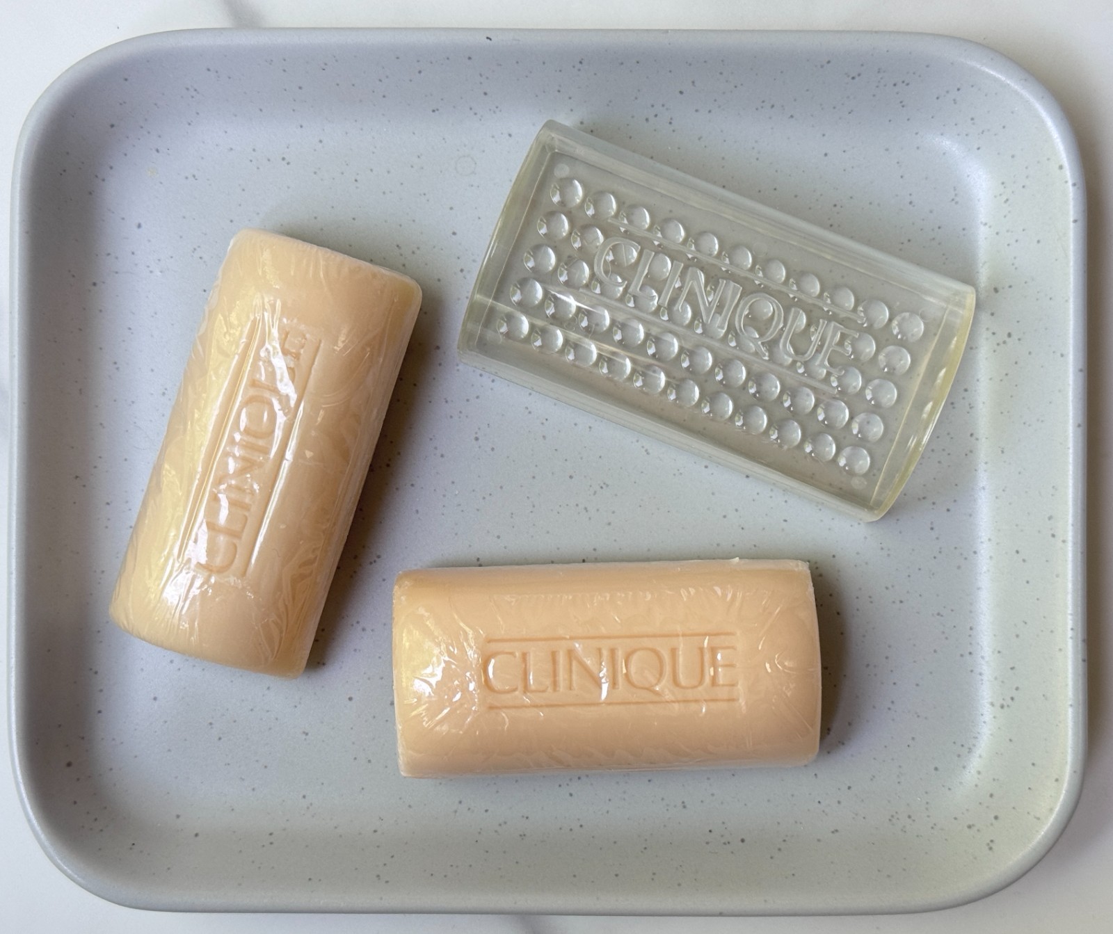 NEW LOT (2!) Clinique Mini Facial Mild Bar SOAP 1.5oz Factory Sealed Travel Size