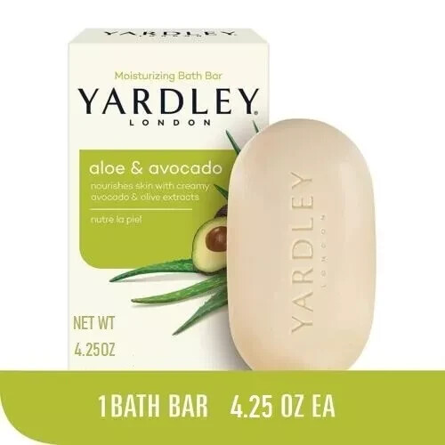 Yardley Soap Aloe & Avocado 4.25oz ( 6 pack )