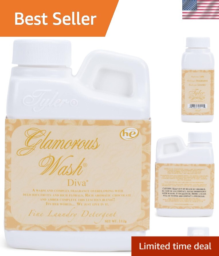 Tyler Glamorous Wash – 4 Oz Phosphate-Free Liquid for Lingerie and Fine Linens