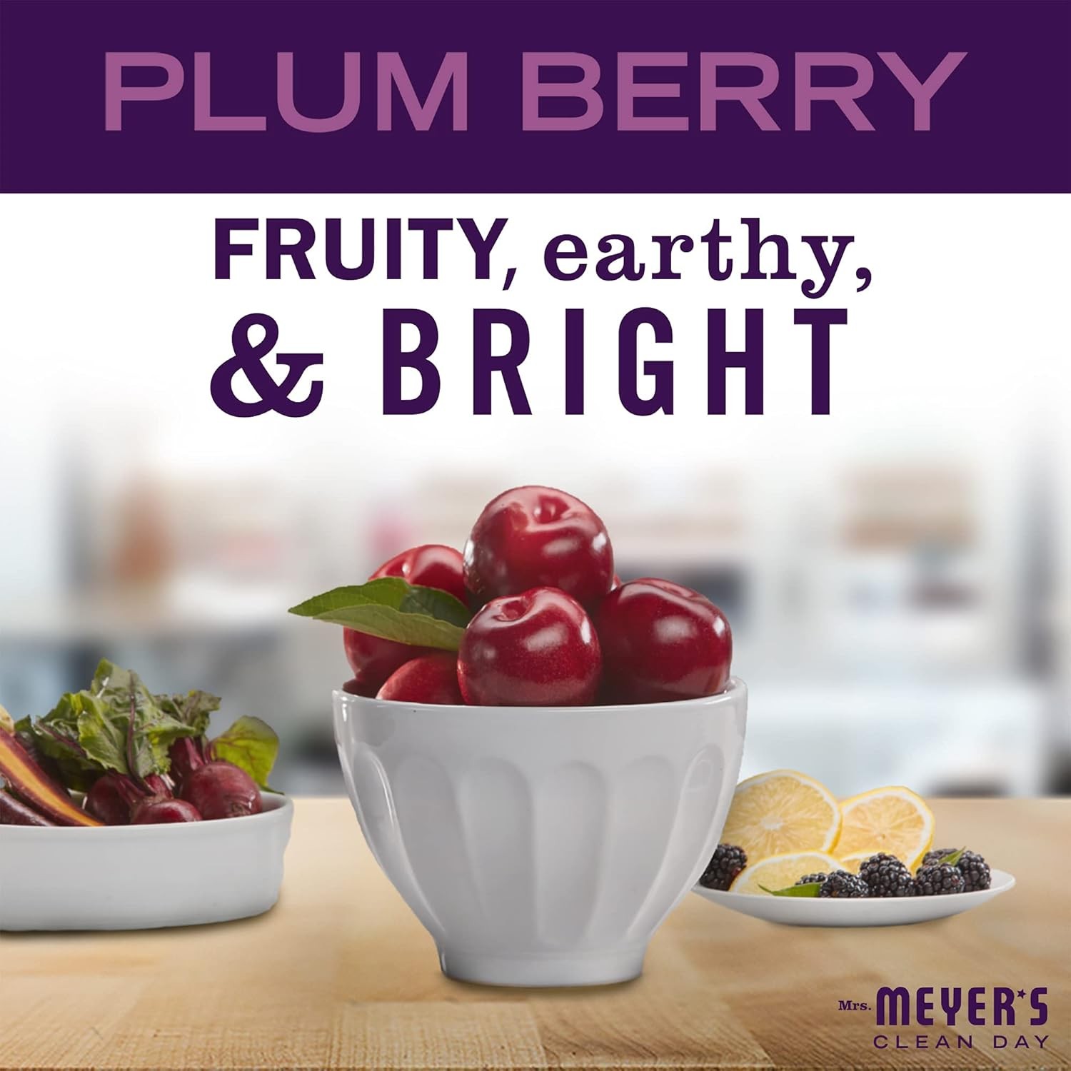 Mrs. Meyer’s CLEAN DAY Liquid Hand Soap PLUM BERRY Scent 12.5 Fl Oz Pump NEW