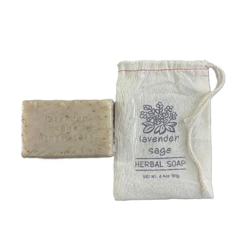 Greenwich Bay Trading Herbal Sack Soap, 6 Different Scents, 6.4 oz. Each Bar