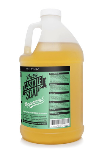 velona Pure Castile Soap – 64 Fl oz | Mild & Gentle | 64 Oz (Pack of 1)