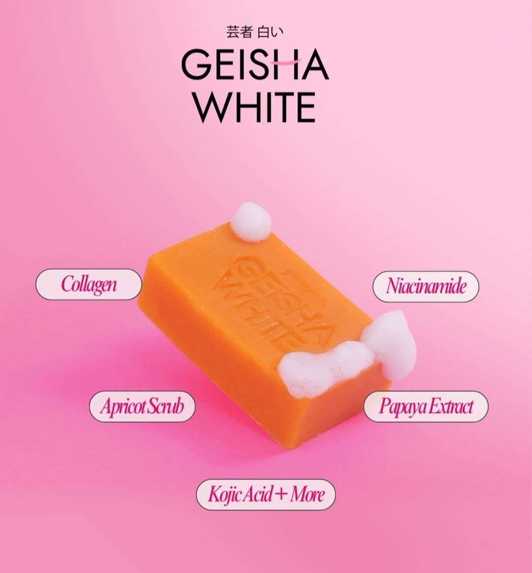 1 Box Geisha White CLASSIC skin Brightening Bar Soap SCAR & BLEMISHES💯👍👌