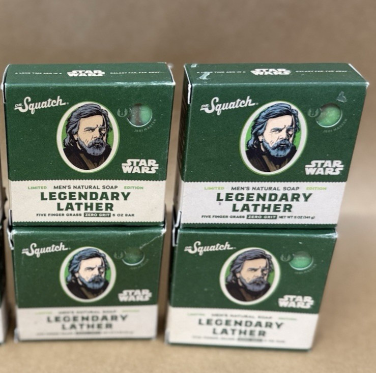 4 Dr. Squatch STAR WARS Legendary Lather, Zero Grit Wash Soap