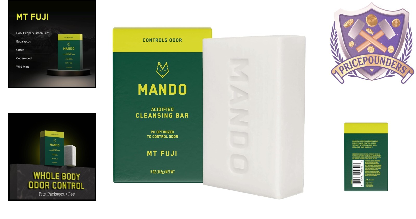 Acidified Cleansing Bar Moisturizing 24-Hour Odor Control Safe for Sensitive …