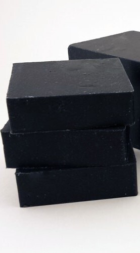 Handmade Black Cold Processed Soap Bar -Free Shipping
