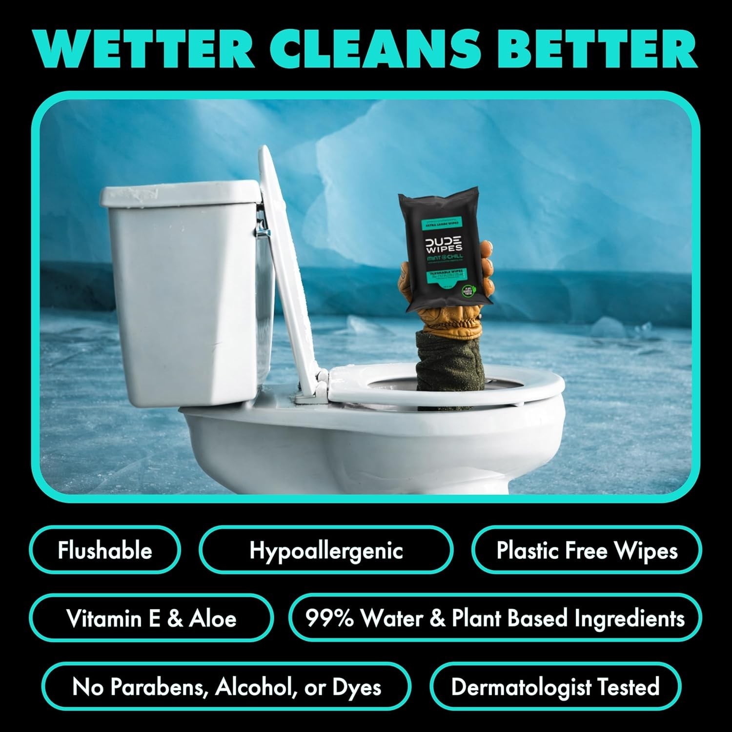 DUDE Wipes – Flushable Travel Pack – 6 Pack, 108 18 Count (Pack of 6) ..