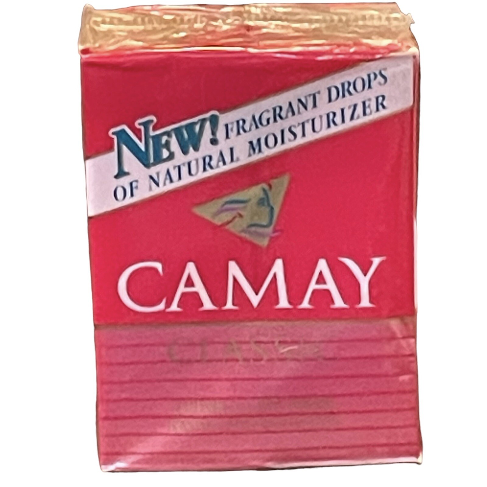 Vintage Camay Soap Pink Classic Fragrance Drops Beauty Large Bars (4.5 Oz) 2 Box
