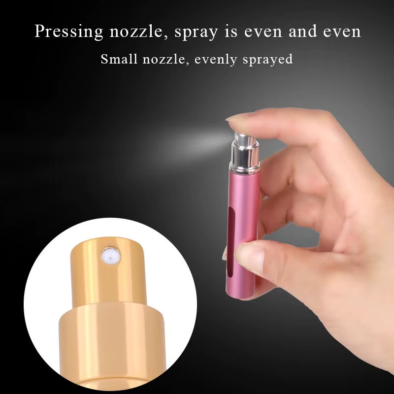 7-Pack 10ml Perfume Atomizer Bottles – Refillable Travel Spray Pump Set