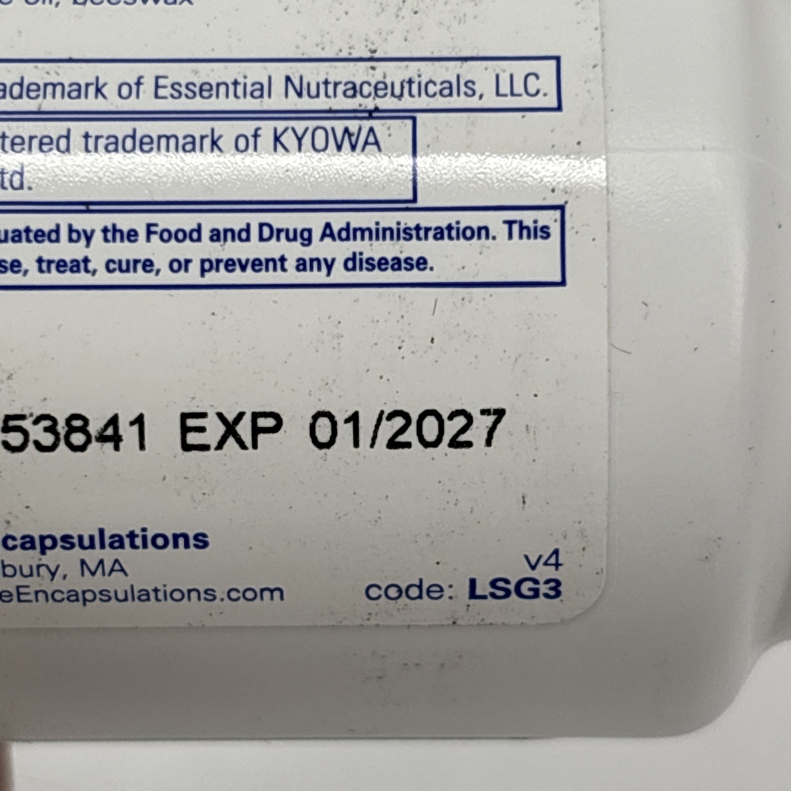 Pure Encapsulations Liposomal Glutathione 30 Count, EXP 01/27