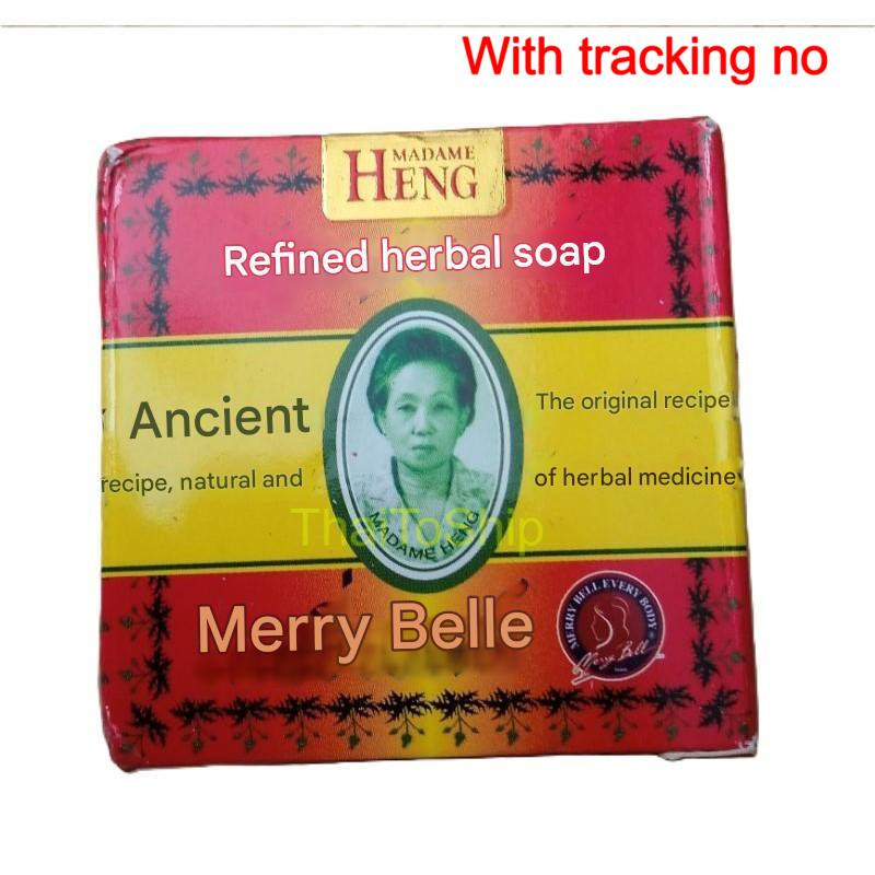 45 G Madame Heng Merry Bell Herbal Face & Body Soap Acne Freckle Groin Original