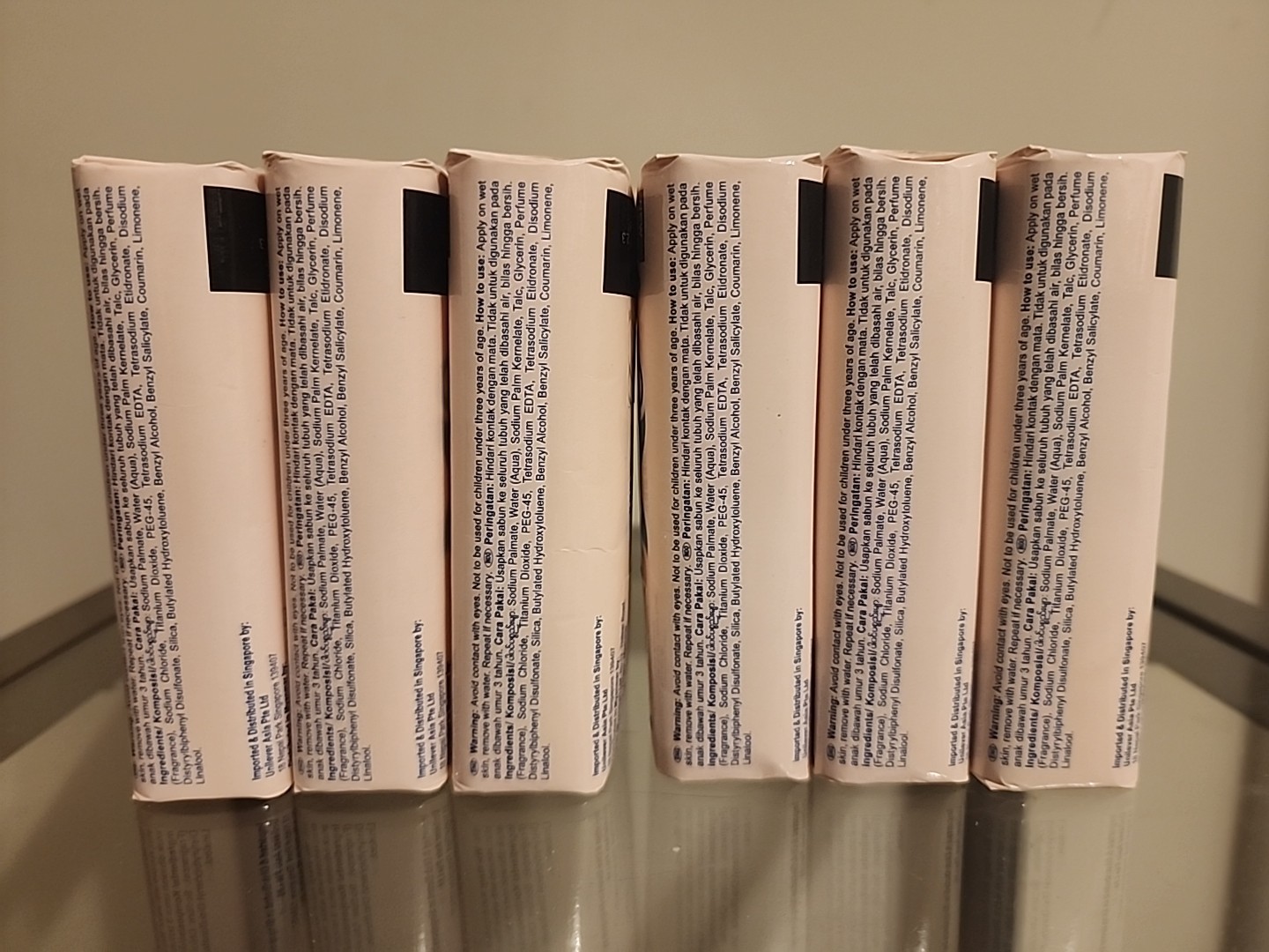 2 Camay International Natural Fresh Scent Soap, 3 Bars Each 4.40oz New