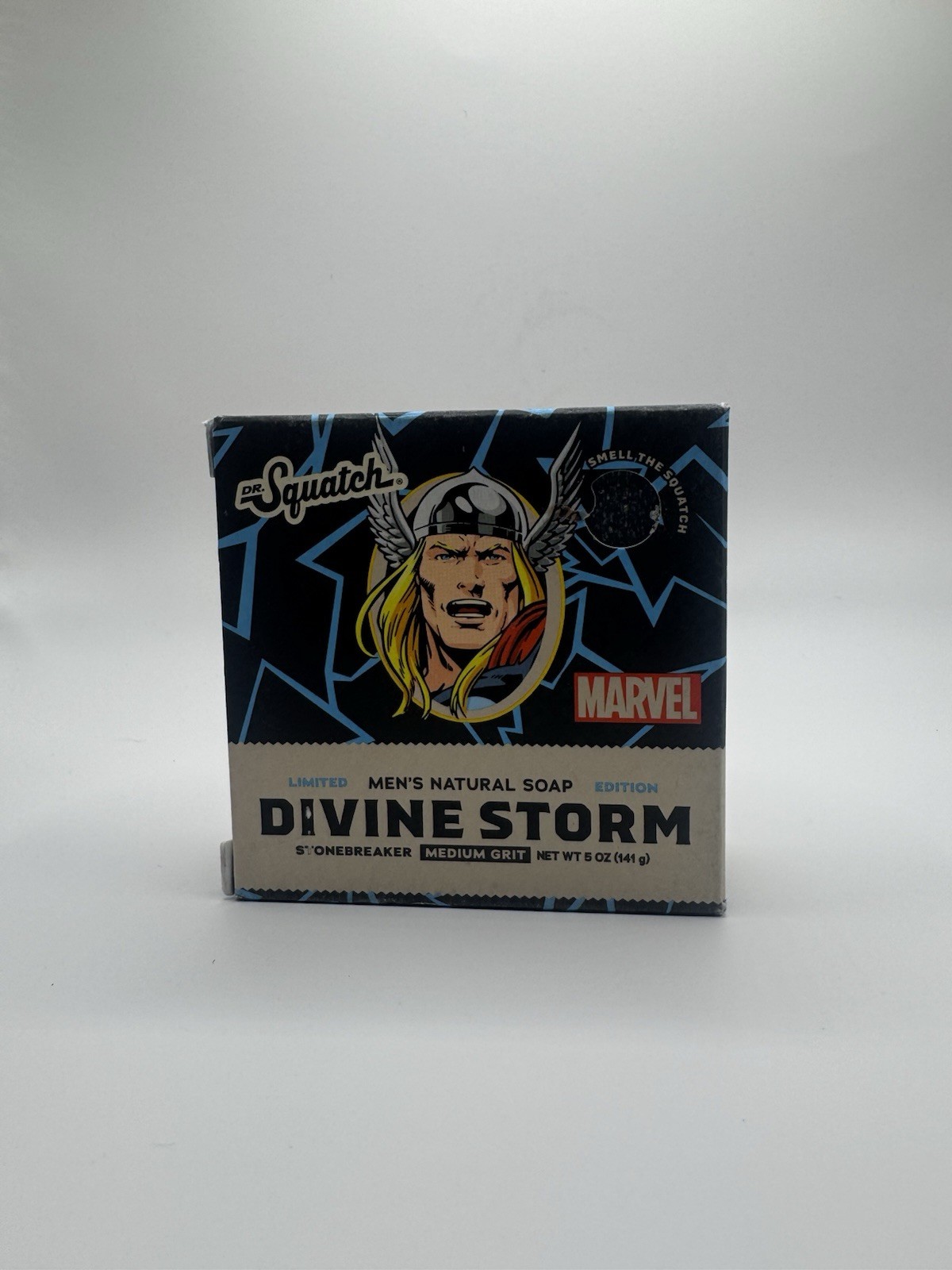 Dr. Squatch Divine Storm Medium Grit Thor Limited Edition Bar Soap New