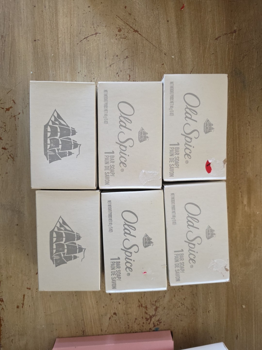 4 Bars Vtg OLD SPICE Soap – New Old Stock Original Box – 3.17 oz / 90g each