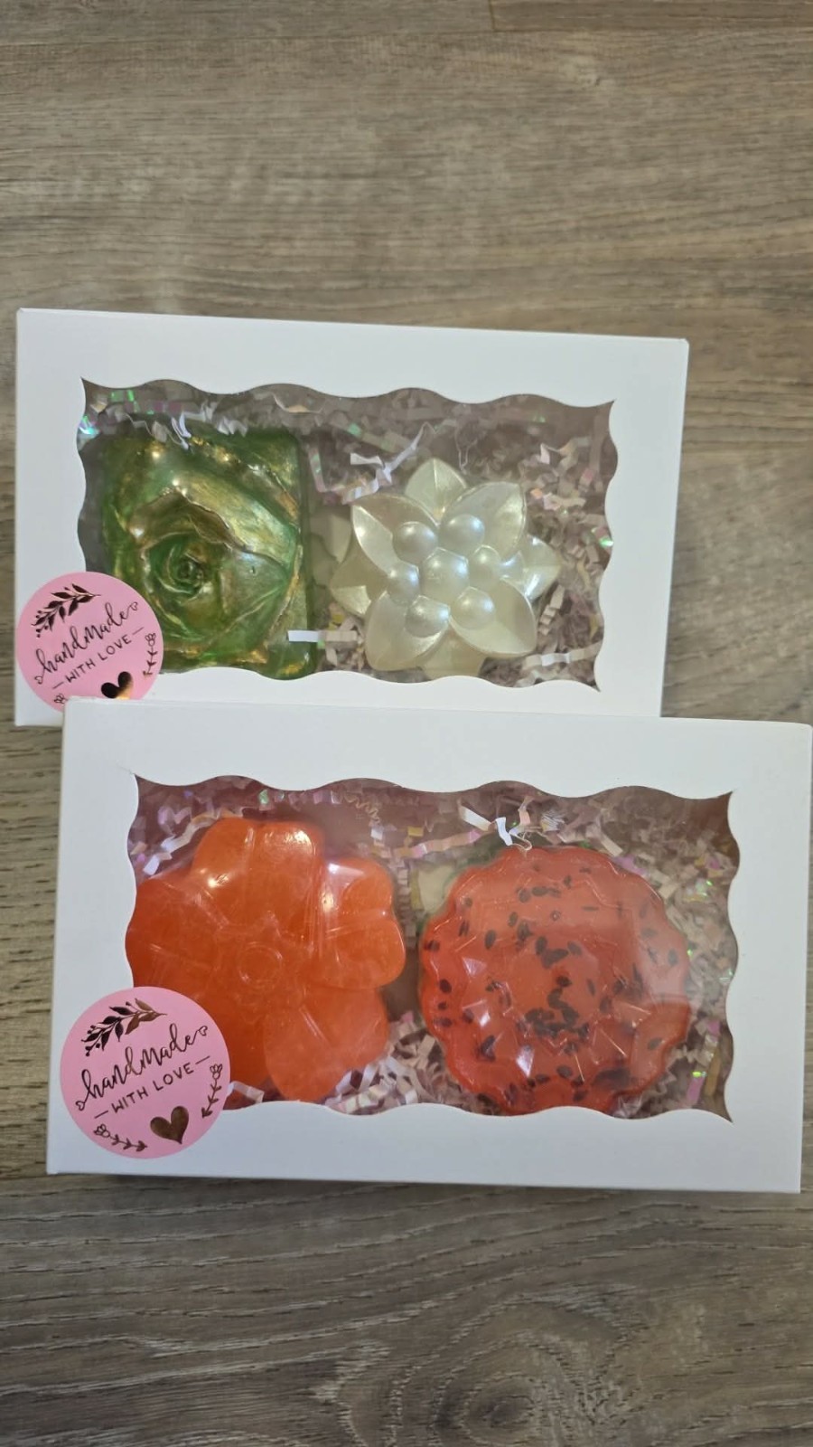 Handmade Floral Body & Hand Glycerin Soap Multipack